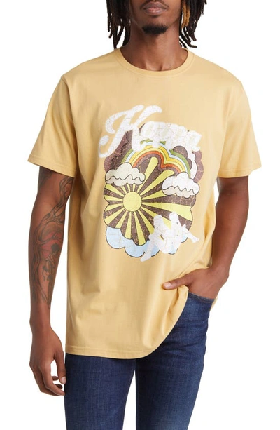 Kappa Authentic Kingston Graphic T-shirt In Beige Camel