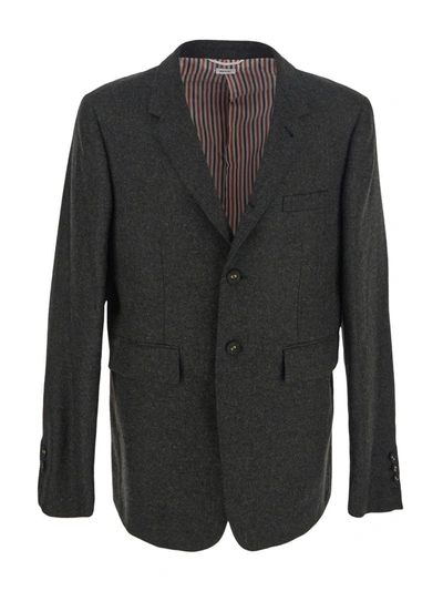 Thom Browne Classic Fit Wool Jacket In Green