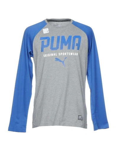 Puma T-shirts In Grey