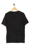 John Varvatos Marble Wash T-shirt In Black