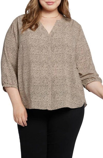 Nydj Semisheer Pintuck Blouse In Willwood