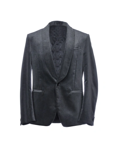Mauro Grifoni Suit Jackets In Steel Grey