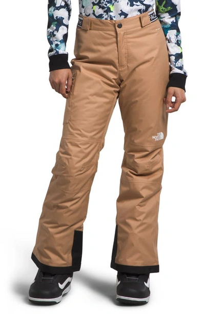 The North Face Kids' Freedom Waterproof Insulated Pants In I0j Almond Butter