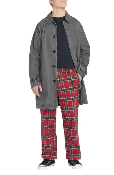 Volcom Noa Deane Plaid Loose Tapered Trousers