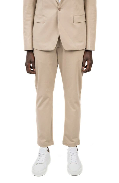 D.rt Maclean Stretch Cotton Blend Pants In Beige
