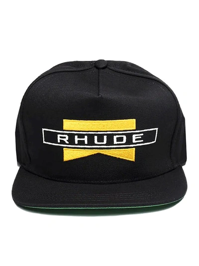 Rhude Chevron Hat In Black