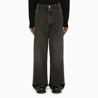 Ami Alexandre Mattiussi Black Washed Baggy Jeans