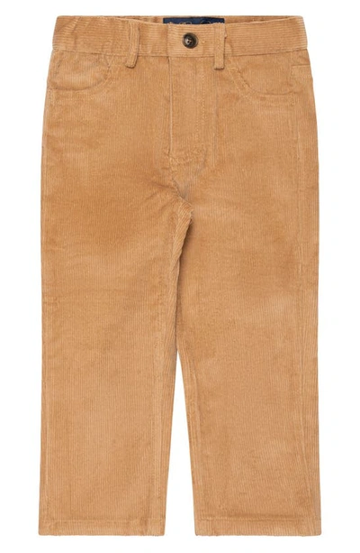Brooks Brothers Kids' Stretch Cotton Corduroy Trousers In Camel
