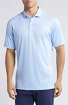Johnnie-o Men's Lyndon Performance Polo Shirt In Gulf Blue