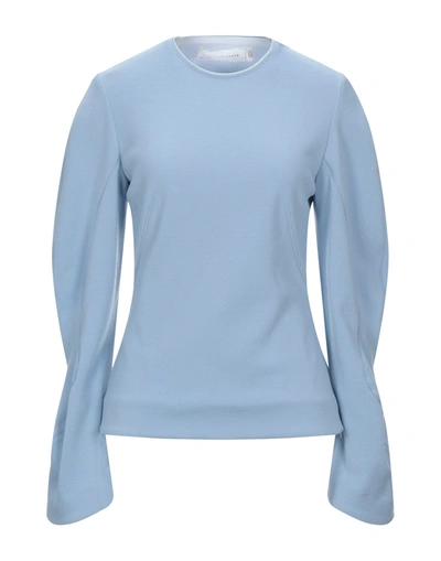 Victoria Beckham Sweaters In Sky Blue