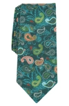 Original Penguin Hariton Paisley Tie In Emerald