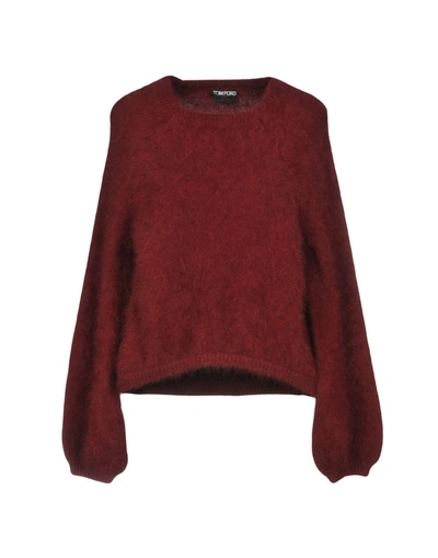 Tom Ford Sweater In Maroon