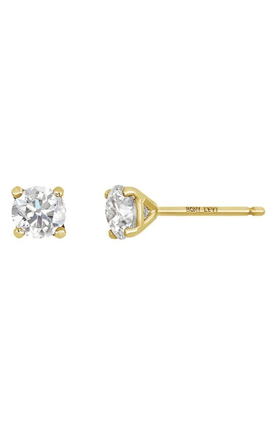 Bony Levy 14k Gold Prong Diamond Stud Earrings In 14k Yellow Gold