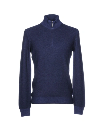 Gran Sasso Turtlenecks In Dark Blue