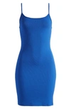 Skims Lounge Rib Slipdress In Cobalt