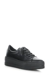 Bos. & Co. Maya Platform Sneaker In Black/ Black Verona Leather