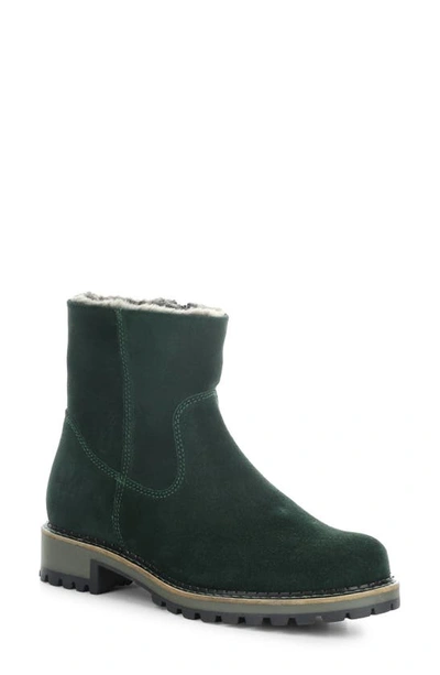 Bos. & Co. Calib Waterproof Bootie In Bottle Green Suede/ Fantara