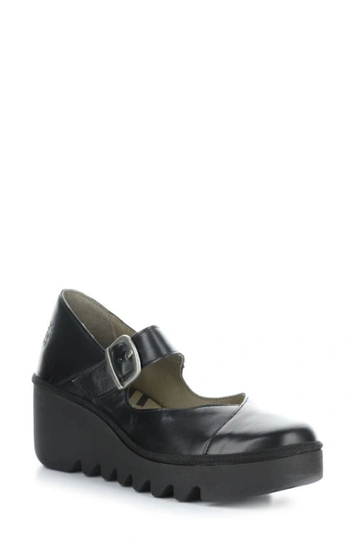 Fly London Baxe Mary Jane Pump In 006 Black