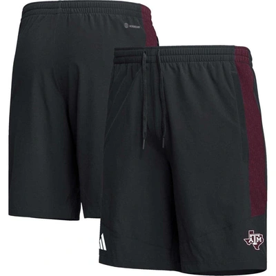 Adidas Originals Men's Adidas Black Texas A&m Aggies Aeroready Shorts