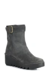 Fly London Bepp Wedge Bootie In 012 Diesel