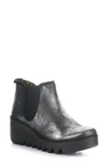 Fly London Byne Wedge Chelsea Boot In 017 Silver