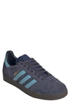 Adidas Originals Adidas Gazelle Sneaker In Shadow Navy/clear Blue/gum |  ModeSens