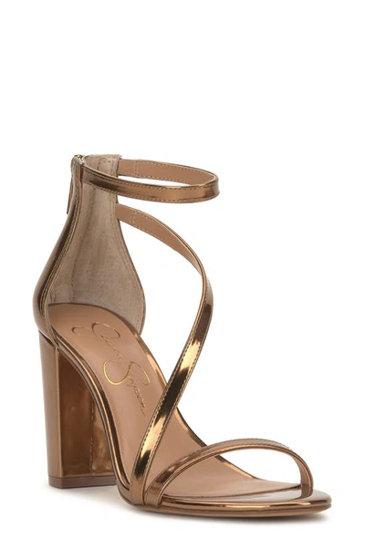 Jessica Simpson Sloyan Ankle Strap Sandal In Bronze