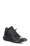 Softinos By Fly London Biel Sneaker In 001 Black Smooth Leather