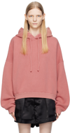 Acne Studios Pink Relaxed-fit Hoodie In Vintage Pink