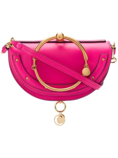 Chloé Nile Minaudière Shoulder Bag In Pink