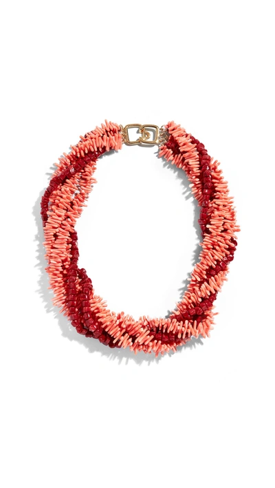 Kenneth Jay Lane Coral Necklace