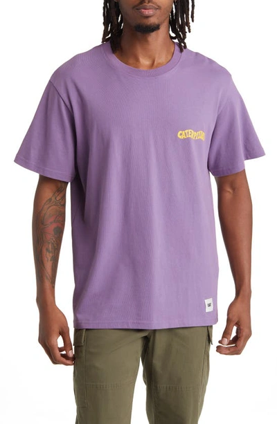 Cat Wwr Nothing Stops Graphic T-shirt In Purple Gumdrop