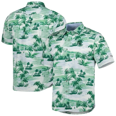 Tommy Bahama Green Michigan State Spartans Tropical Horizons Button-up Shirt