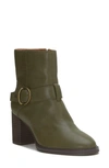 Lucky Brand Achelle Bootie In Burnt Olive Leather