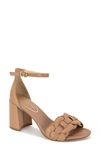 Kenneth Cole Luisa Scalloped Strap Sandal In Classic Tan