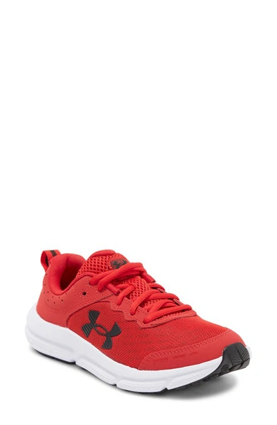 Under Armour Kids' Assert 10 Wide Sneaker In Red