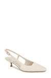 Kenneth Cole New York Martha Slingback Pump In White