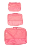 Mytagalongs Set Of 3 Packing Pods In Pink