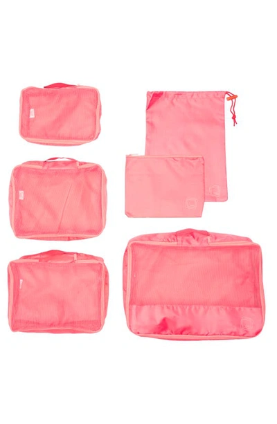 Mytagalongs Set Of 6 Packing Pods In Pink