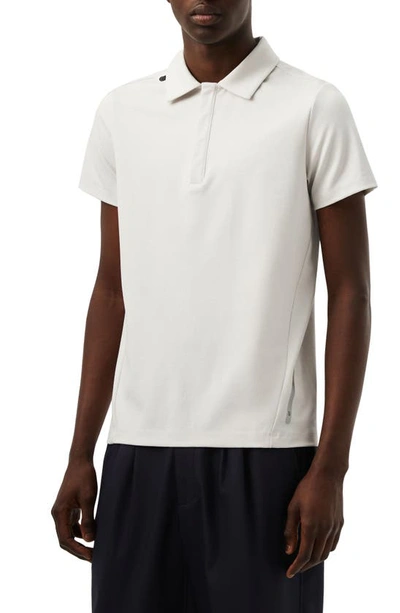 Alphatauri Short Sleeve Polo Shirt In Pure White