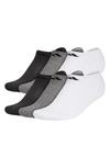 Adidas Originals Athletic Cushioned Ankle Socks In White Multi
