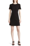 Hugo Boss Donalara Cap Sleeve Sheath Dress In Black