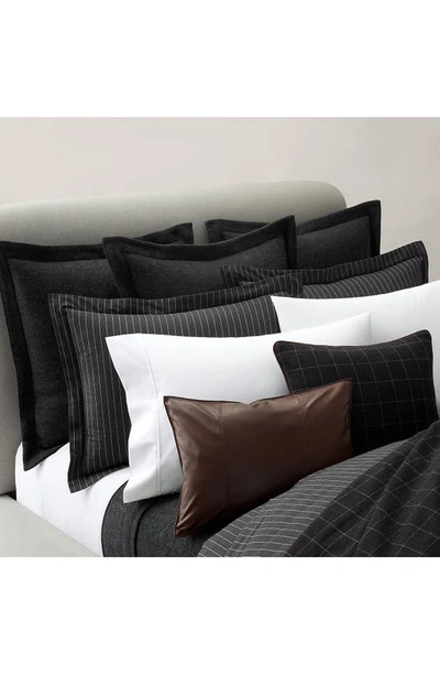 Polo Ralph Lauren Modern Driver Pillow Sham In Heather Grey
