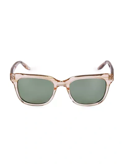 Barton Perreira Men's Chisa 52mm Rectangular Sunglasses In Light Brown