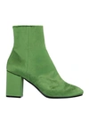 Balenciaga Ankle Boots In Green