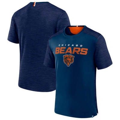 Fanatics Branded Navy Chicago Bears Defender Evo T-shirt