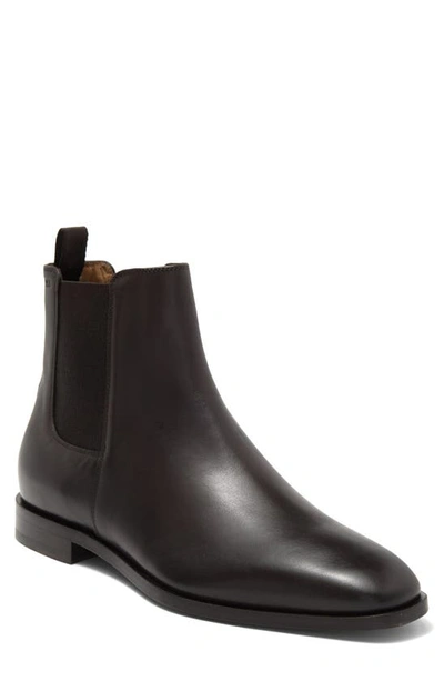 Hugo Boss Lisbon Chelsea Boot In Dark Brown