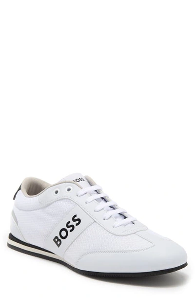 Hugo Boss Rush Low Top Sneaker In White