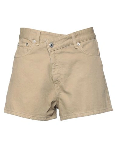 Mauro Grifoni Woman Denim Shorts Sand Size 32 Cotton In Beige