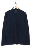 14th & Union Performance Knit Button-down Shirt In Navy Blazer